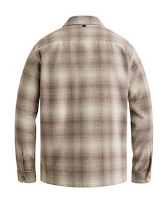 Heren overshirt grijs