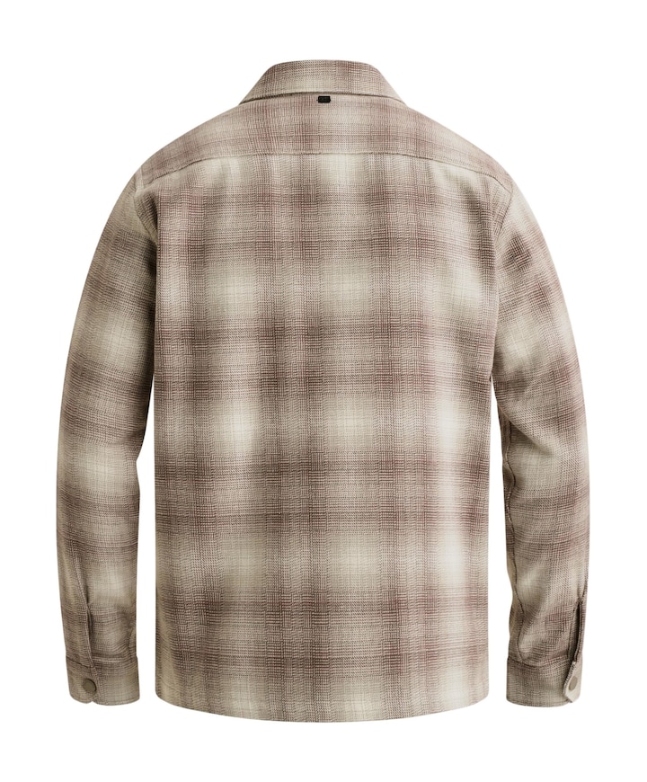 Heren overshirt grijs