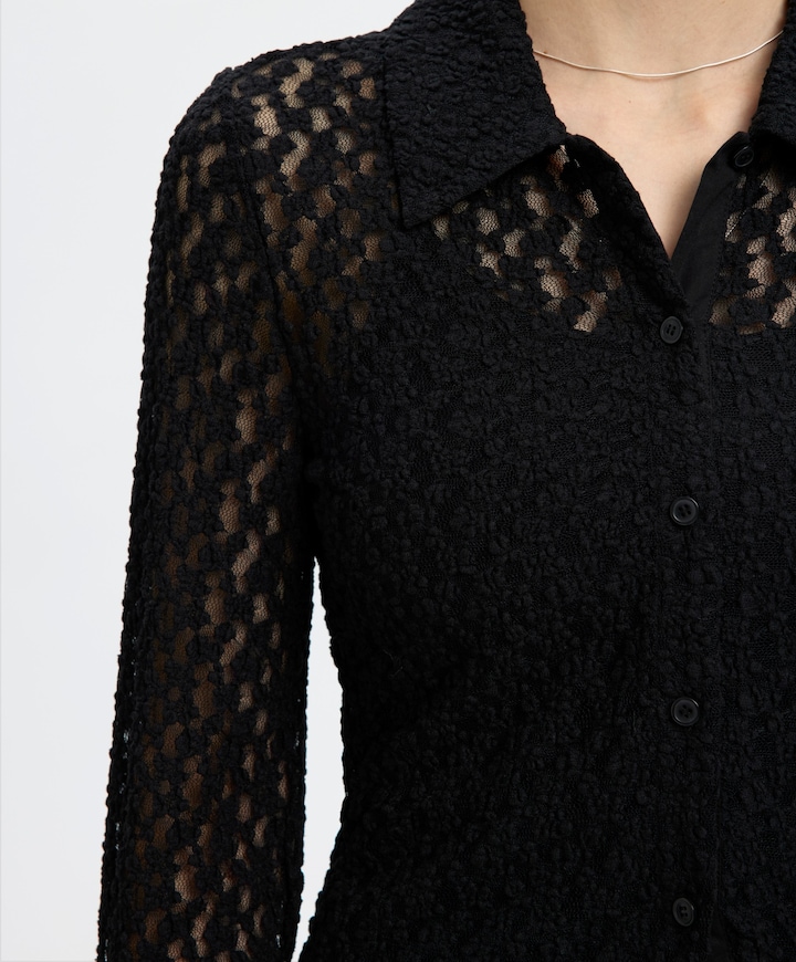 Dames blouse zwart