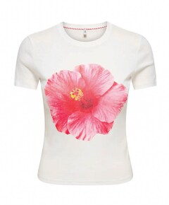 Dames T-shirt ecru