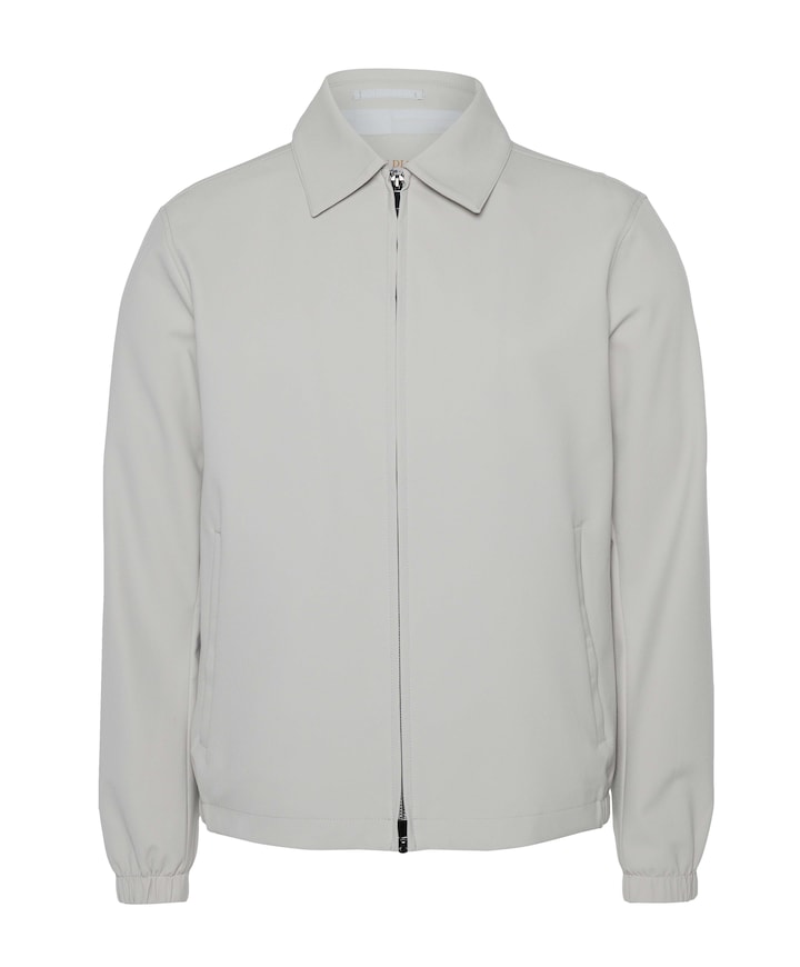 Heren overshirt grijs