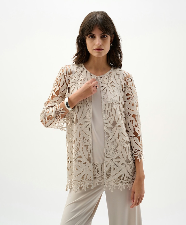 Dames jas beige