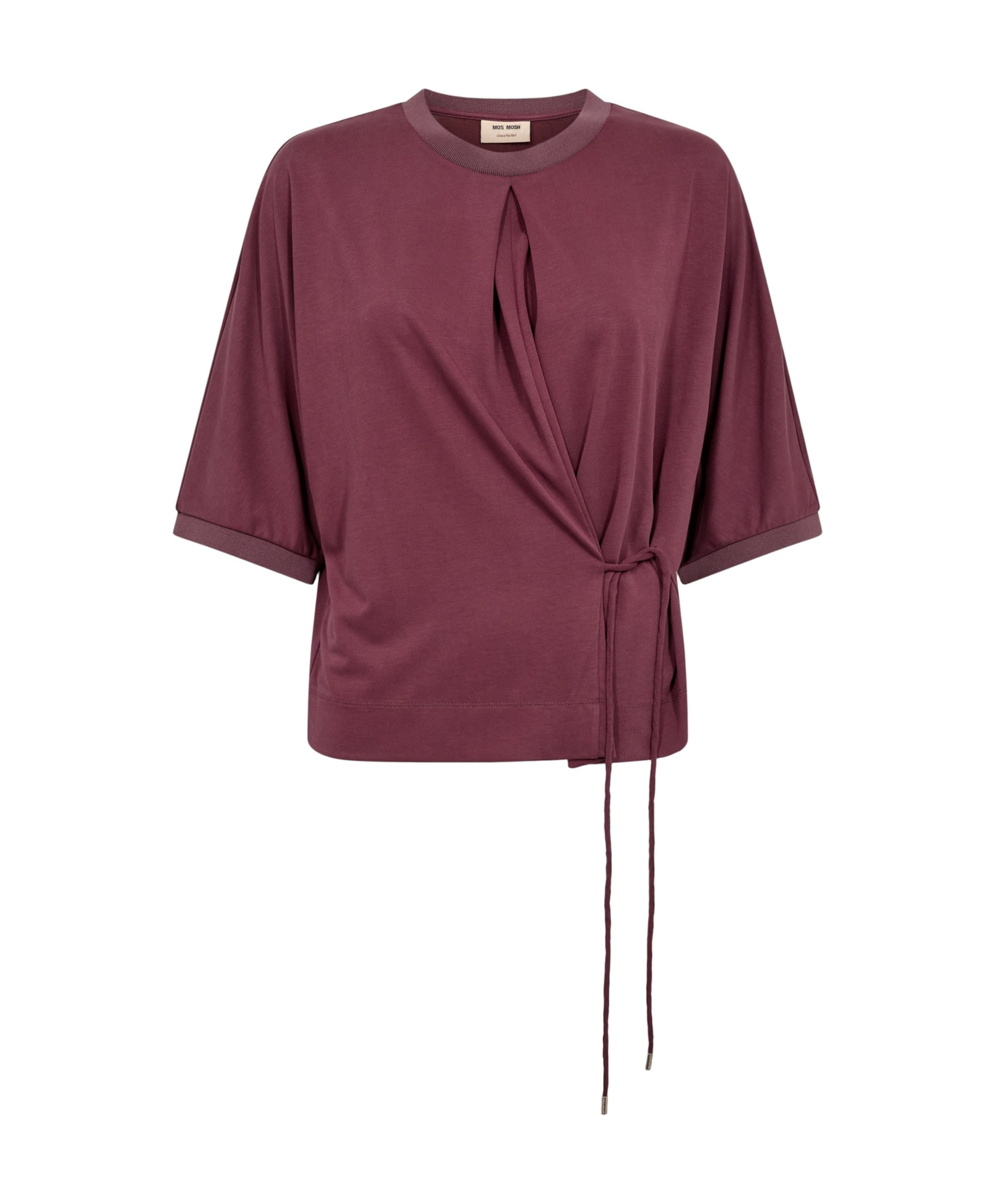 Dames T-shirt bordeaux
