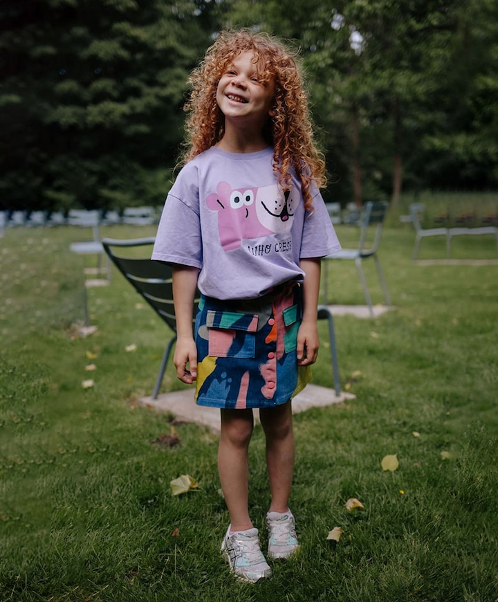 Meisjes T-shirt paars