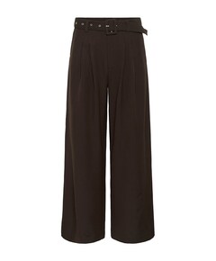 VittaMW High Wide broek bruin