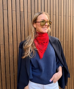Dames sjaal rood