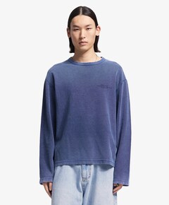 Heren longsleeve blauw