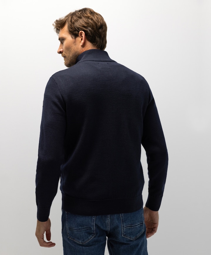 Heren vest blauw