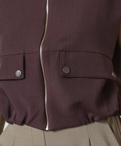 Dames gilet bordeaux