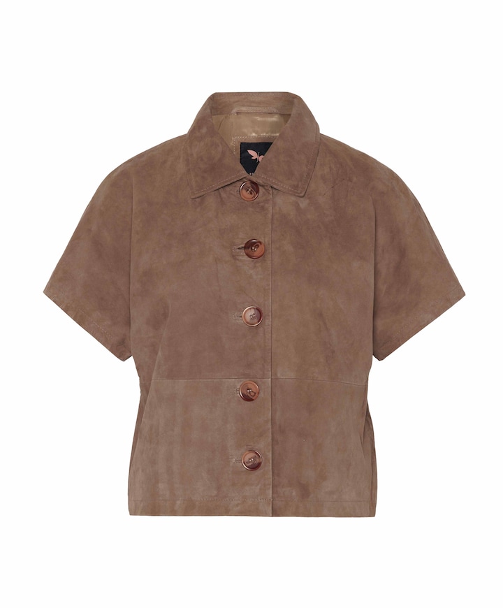 Dames blouse bruin