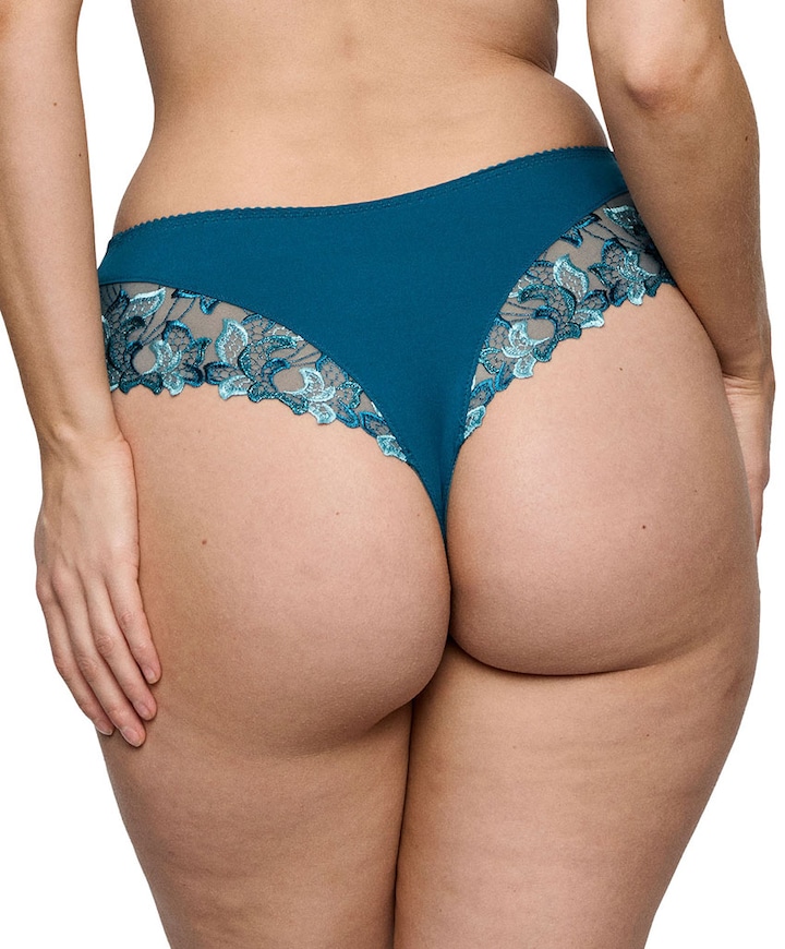 Dames string blauw