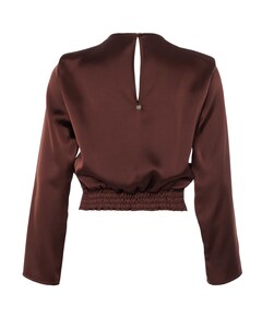 Dames blouse bruin
