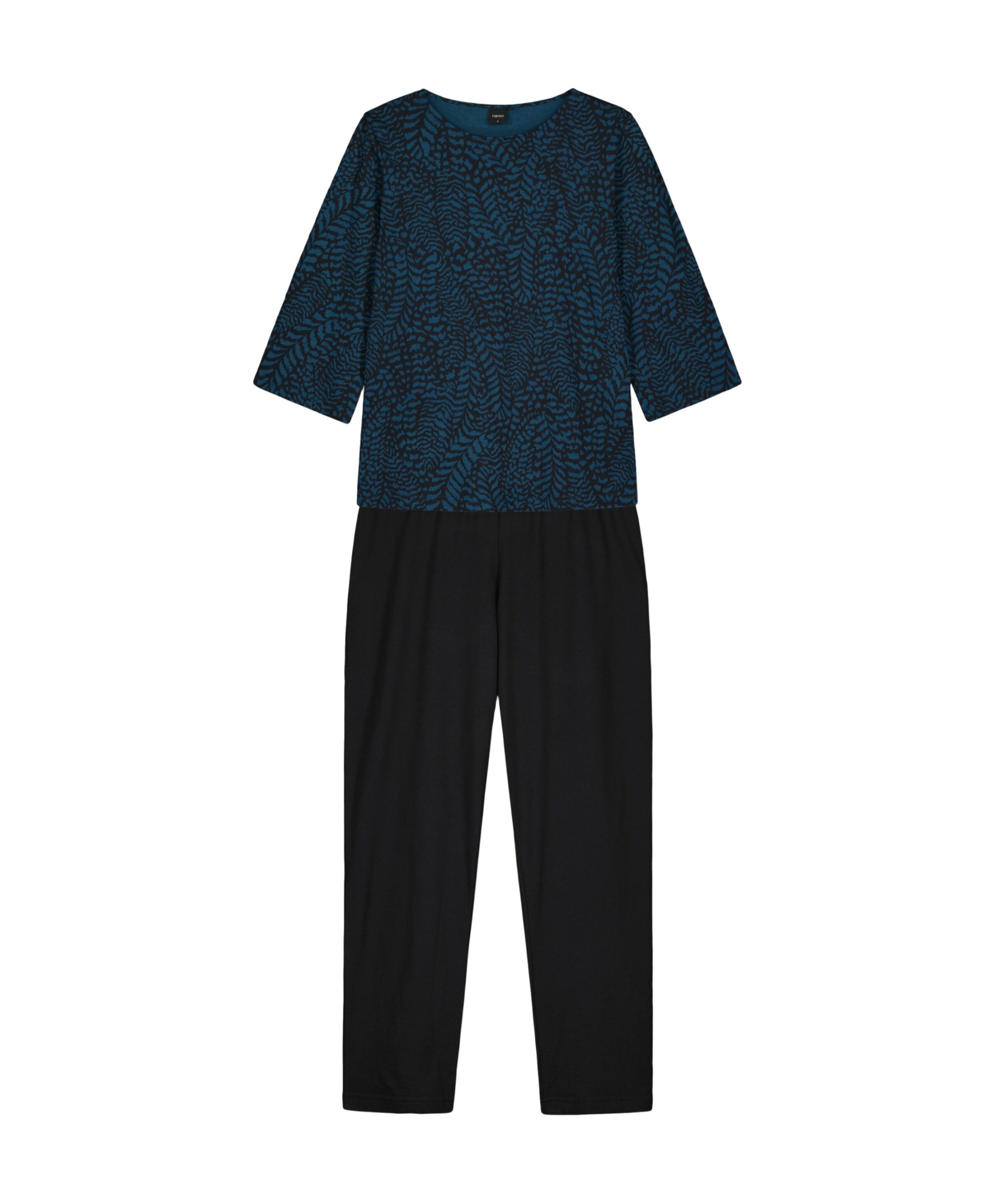 Dames pyjamaset zwart