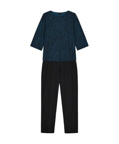 Dames pyjamaset zwart