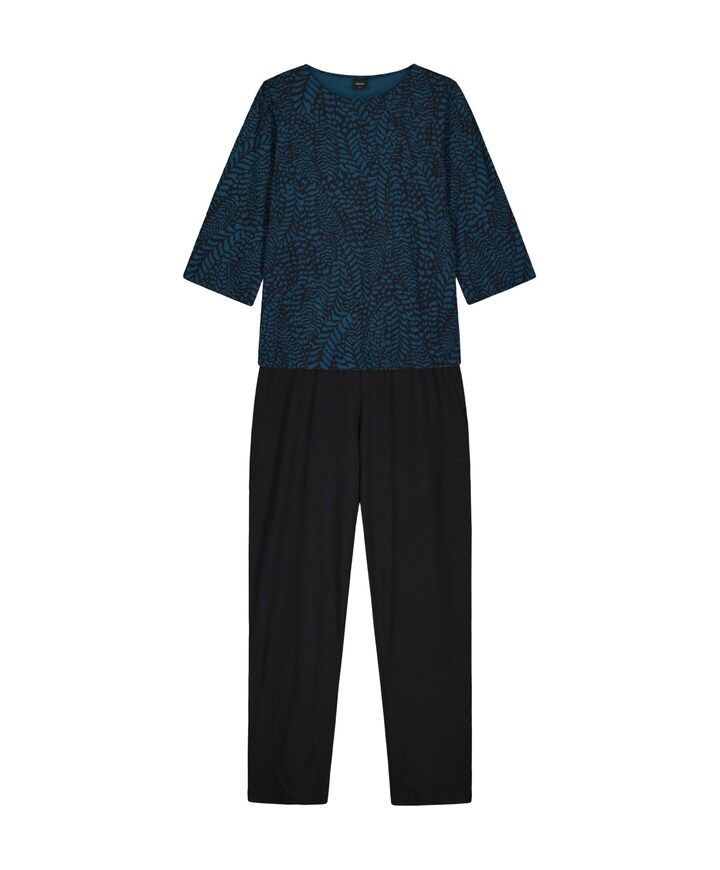 Dames pyjamaset zwart