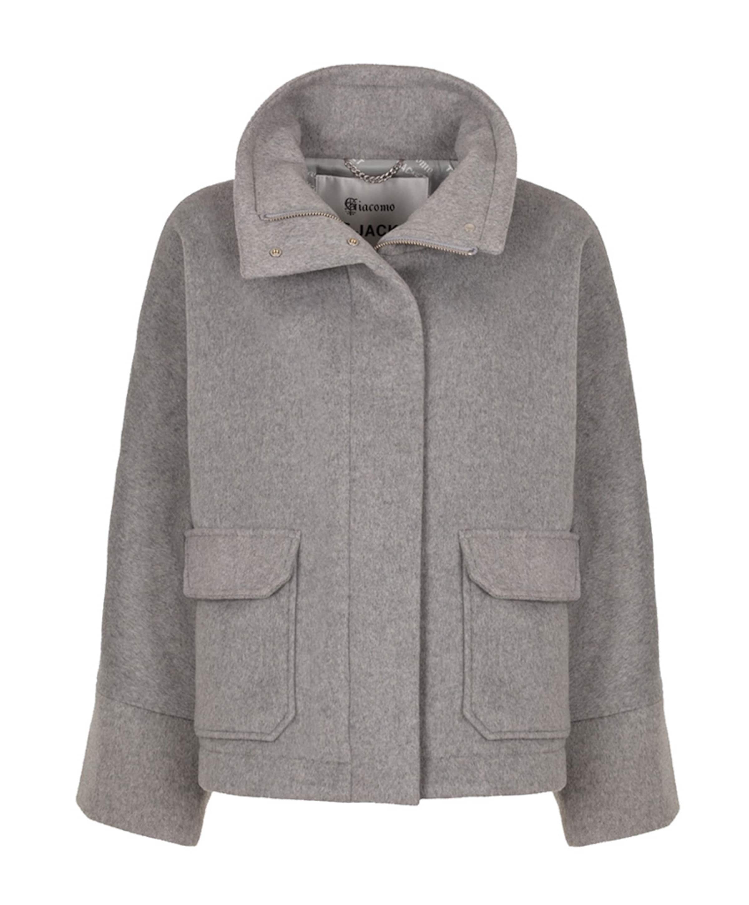 Dames jas grijs