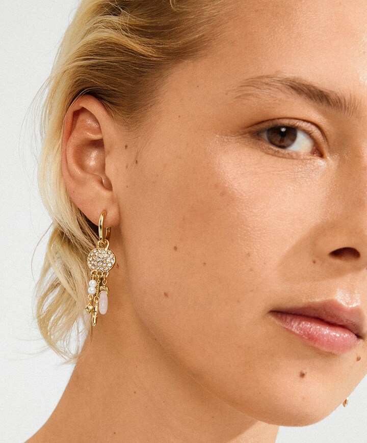 Dames oorbellen goud