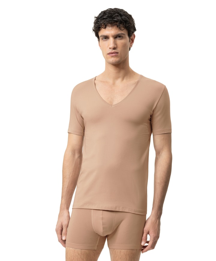 Heren T-shirt beige