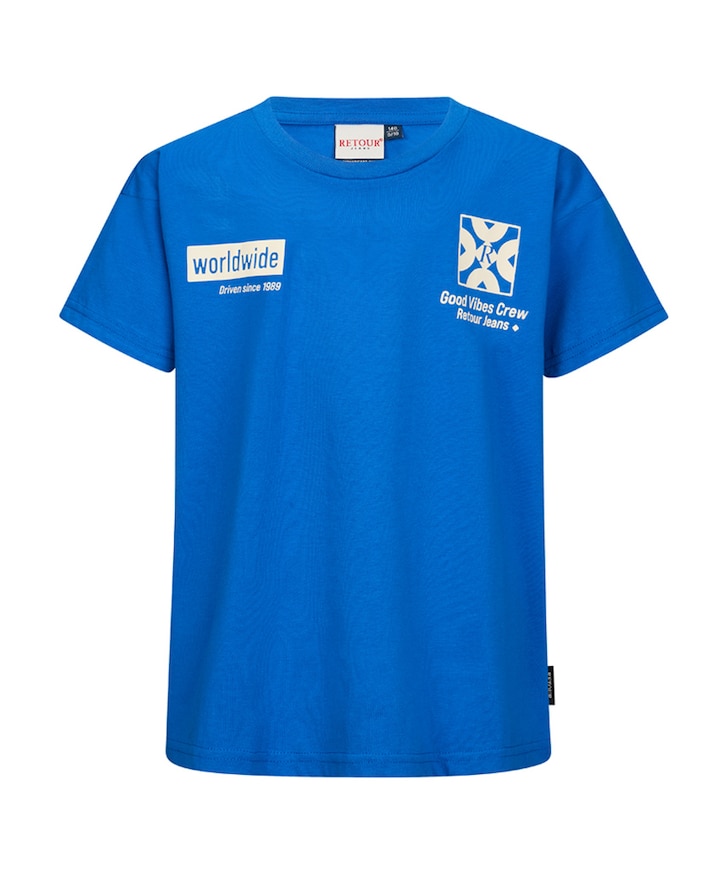 Jongens T-shirt blauw