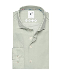 Heren overhemd extra lange mouw groen