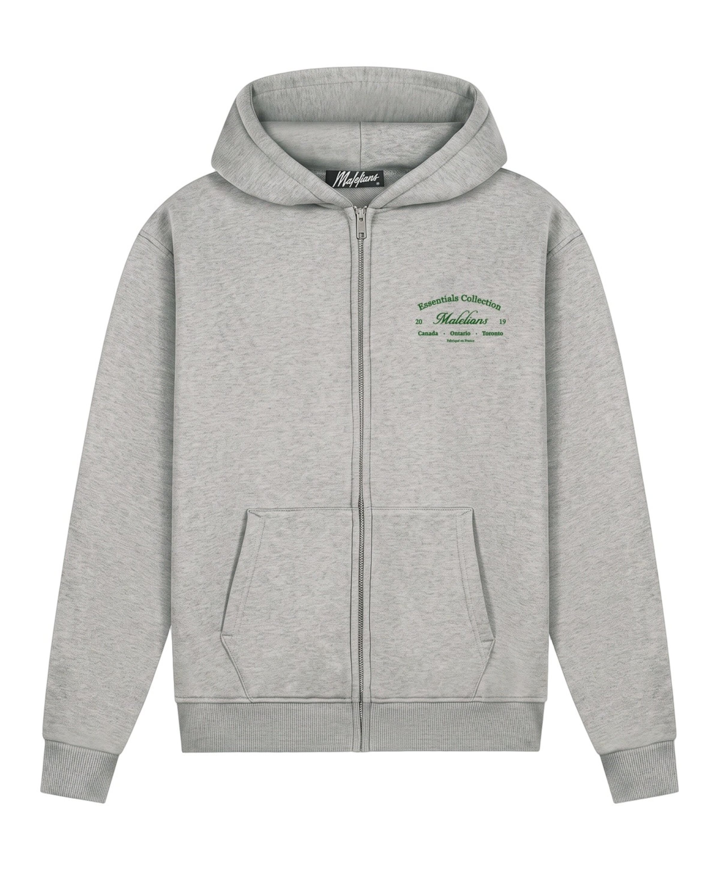Heren vest grijs