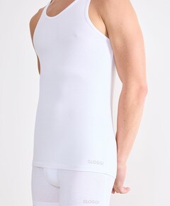Heren singlet wit
