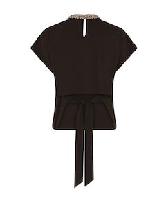 Dames top bruin