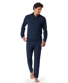 Heren pyjamaset blauw