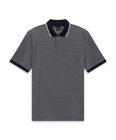 Heren polo blauw