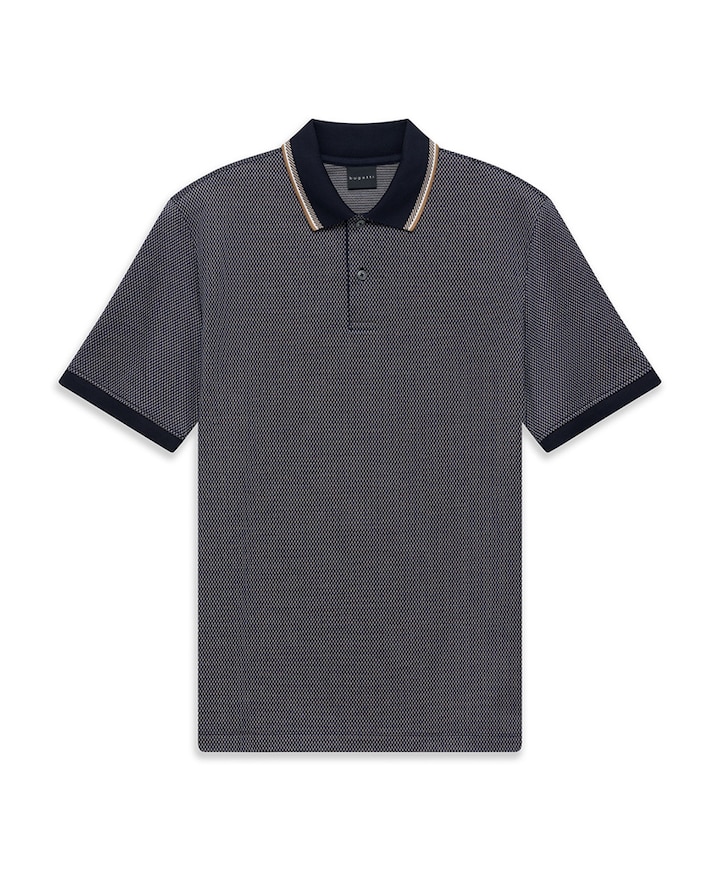 Heren polo blauw