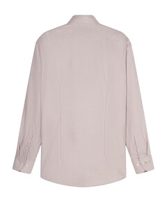 Heren overhemd lange mouw beige