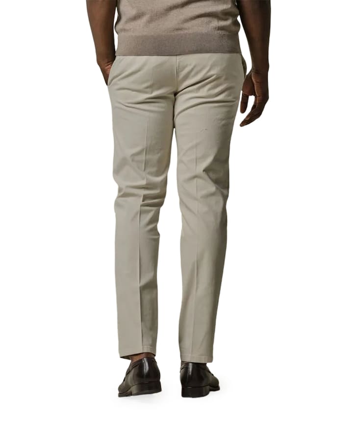 TROUSER GD RLX SAND heren broek beige
