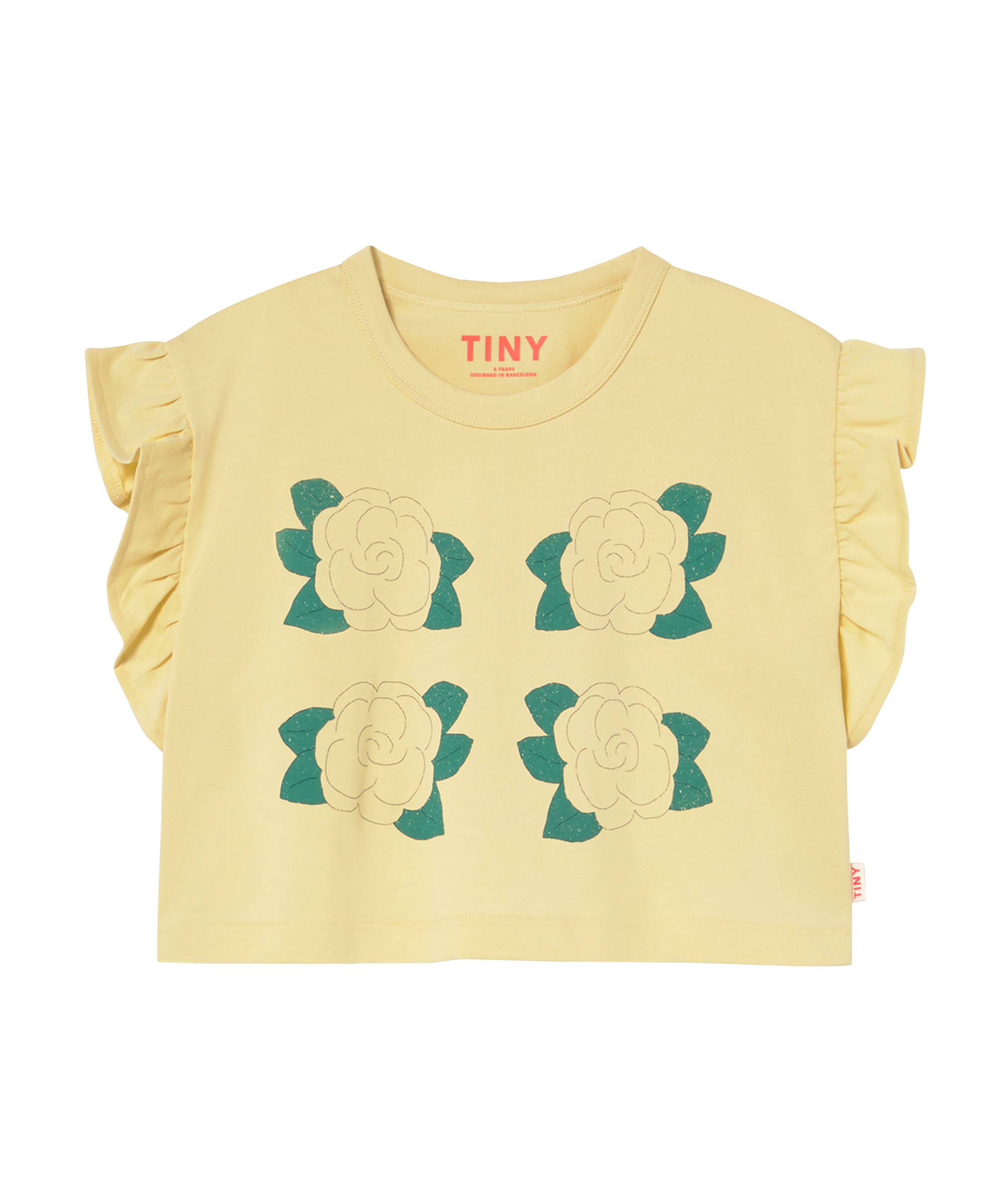 Meisjes t-shirt geel