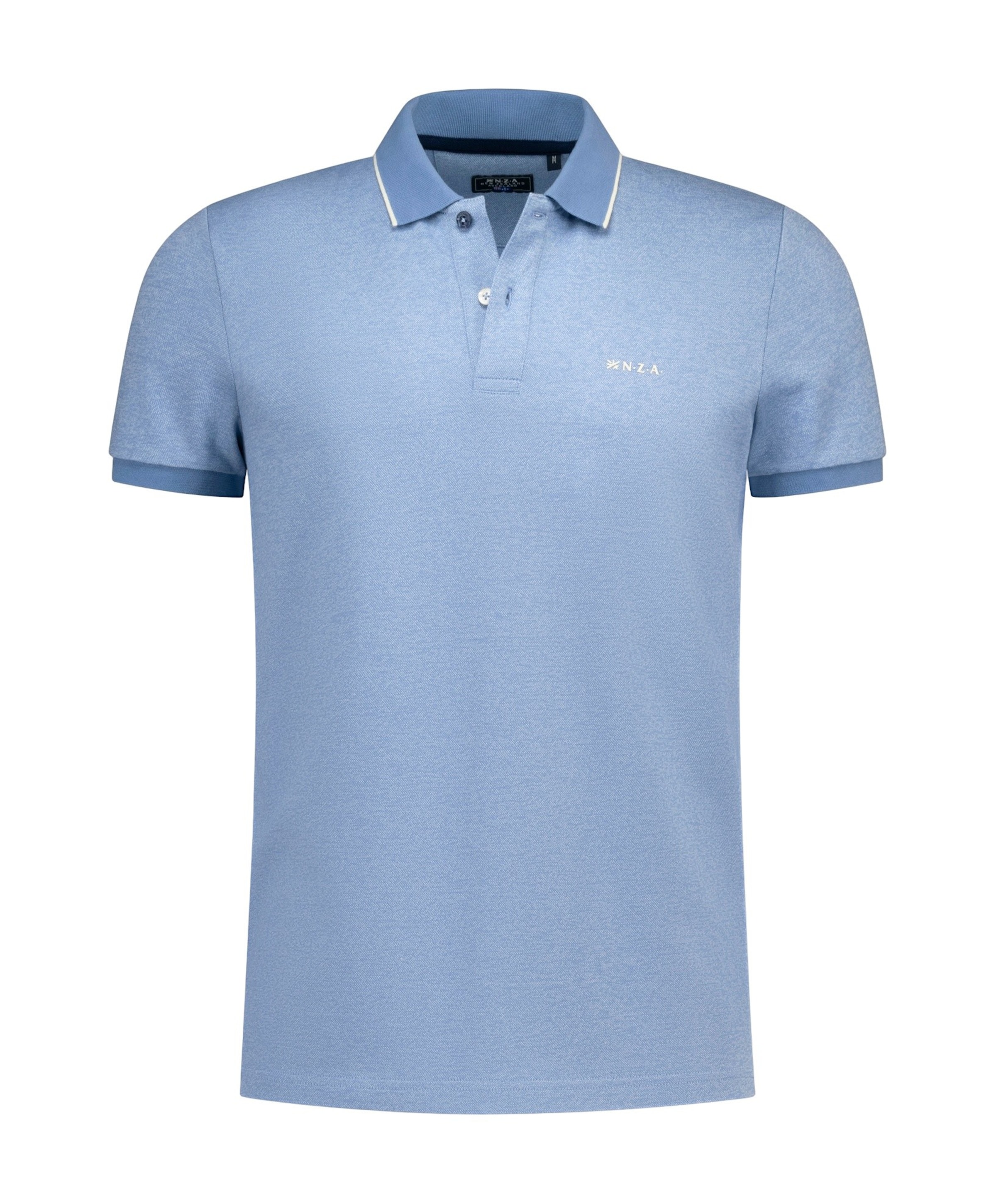 Heren polo blauw