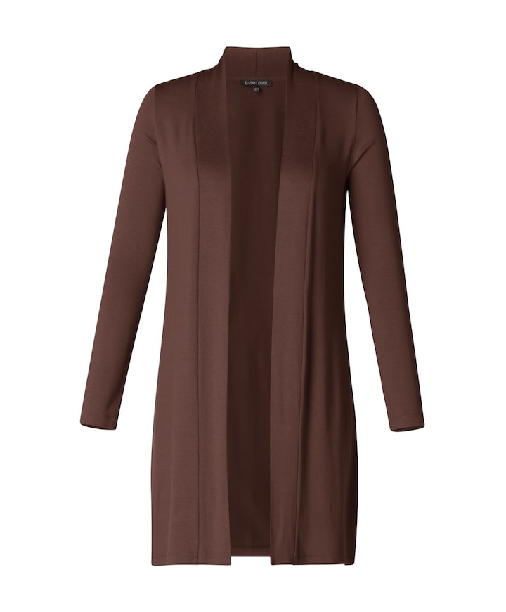 Dames vest bruin