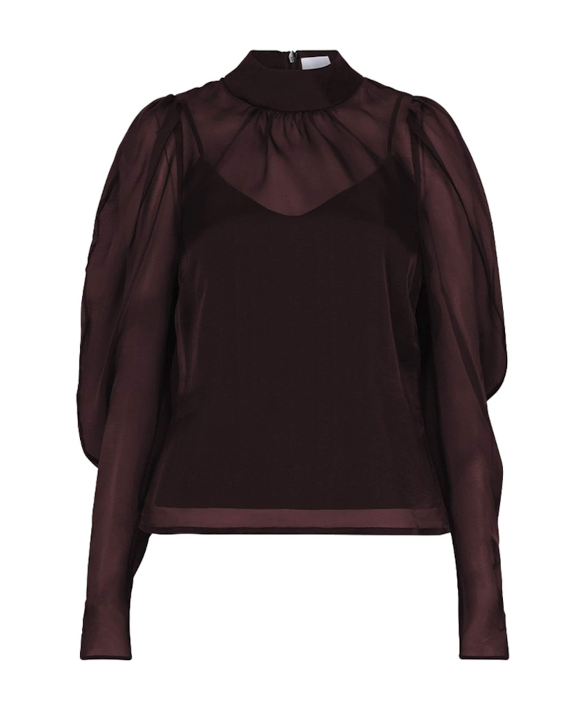 Dames blouse bordeaux