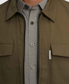 Heren overshirt groen