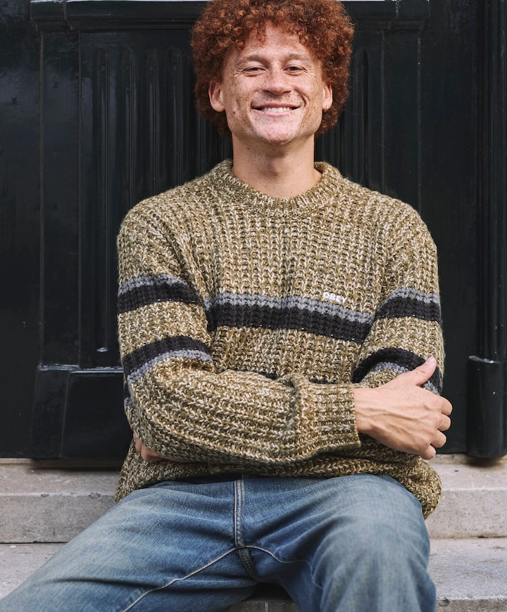 Heren sweater groen