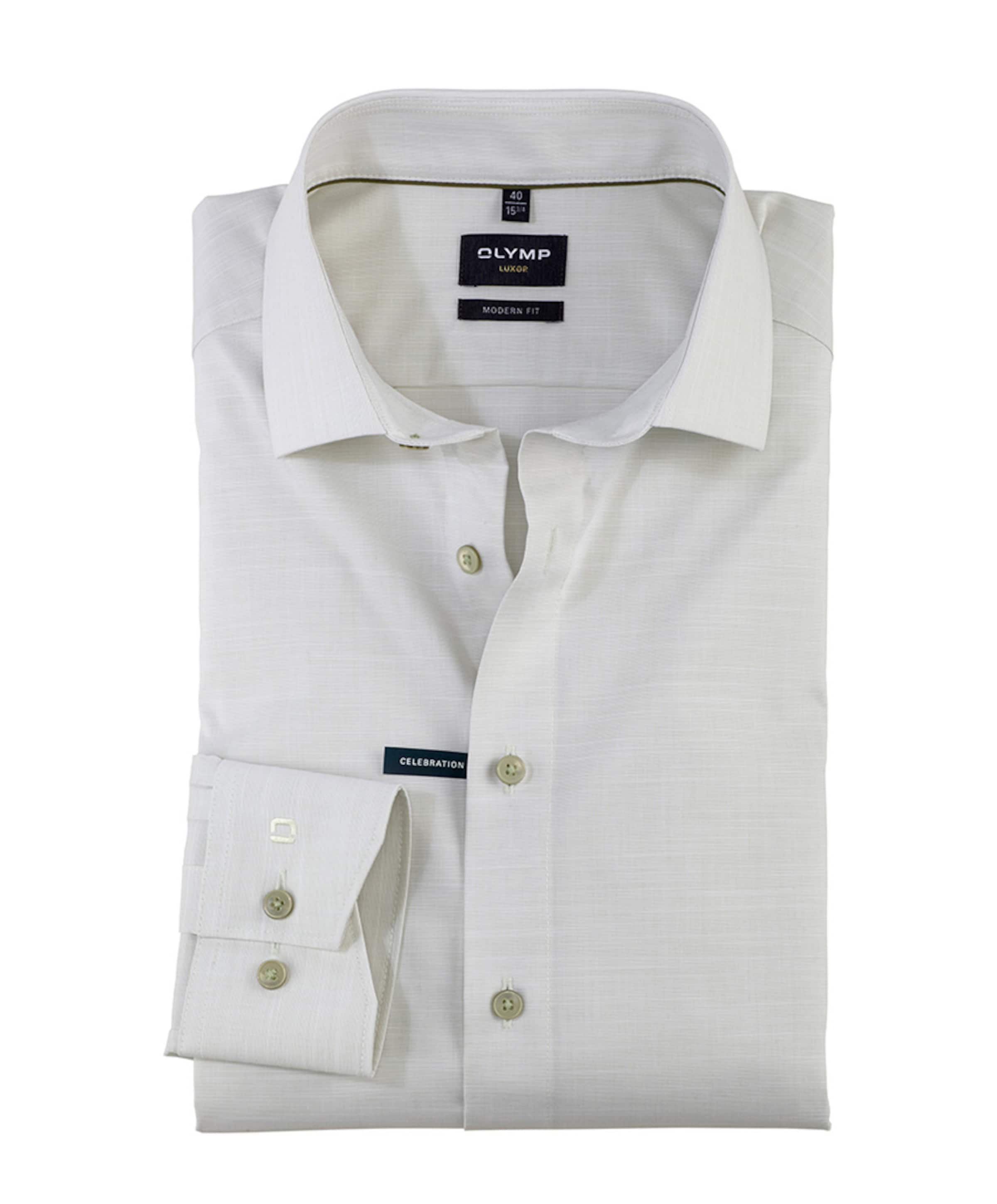 Overhemd lange mouw groen