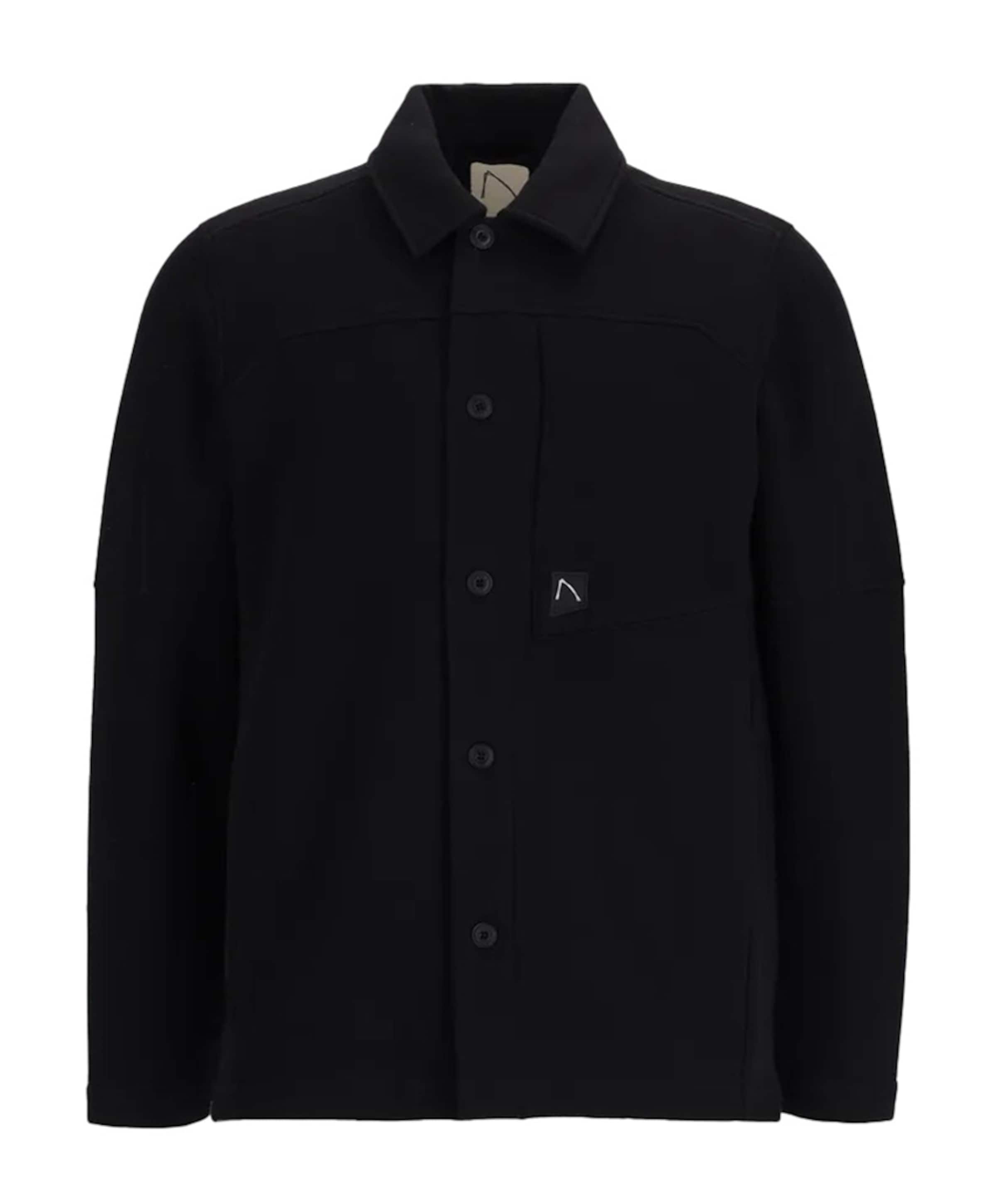 Heren overshirt zwart