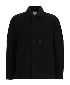 Heren overshirt zwart
