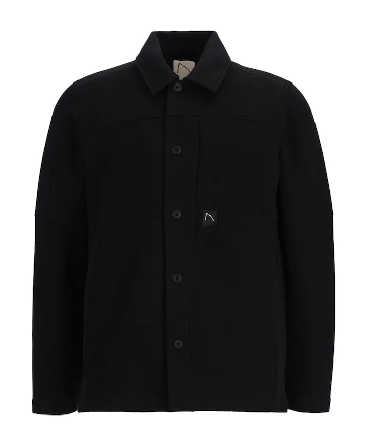 Heren overshirt zwart