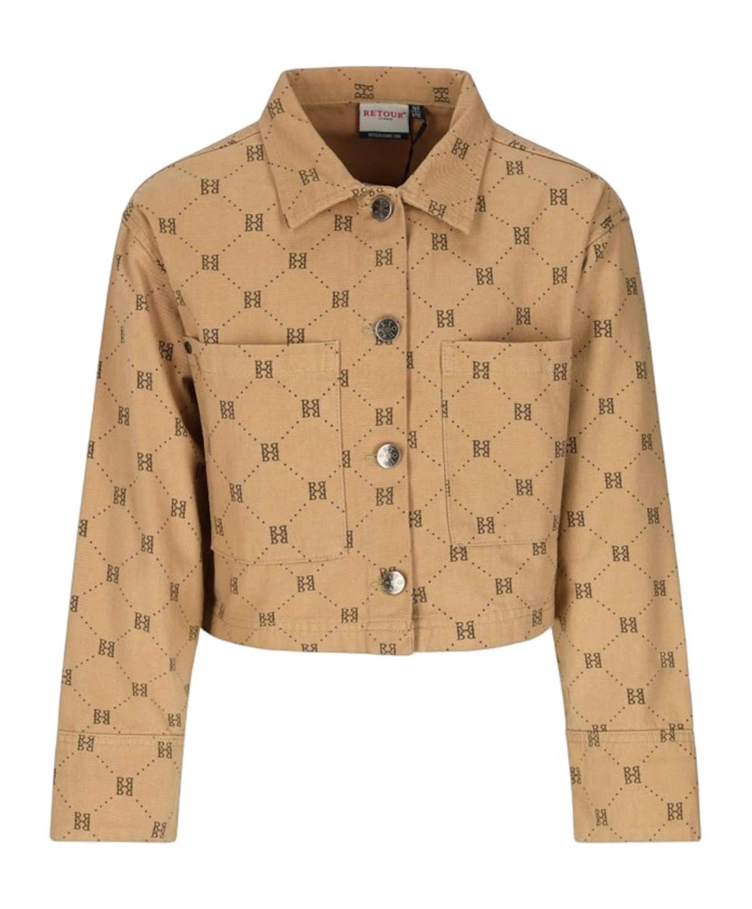 Meisjes vest beige