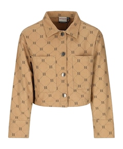Meisjes vest beige