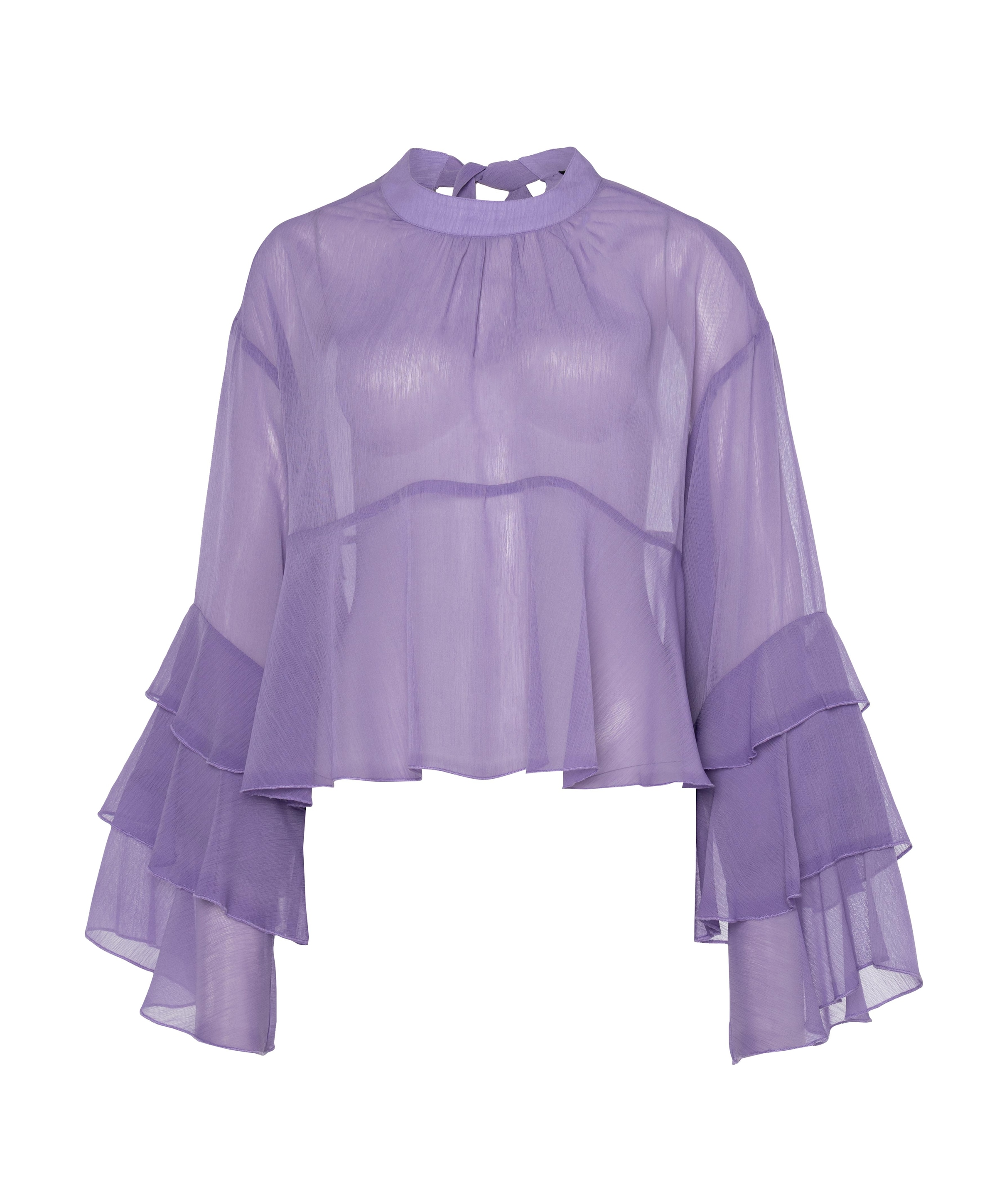 Dames blouse paars
