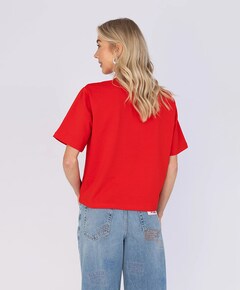 Dames T-shirt rood
