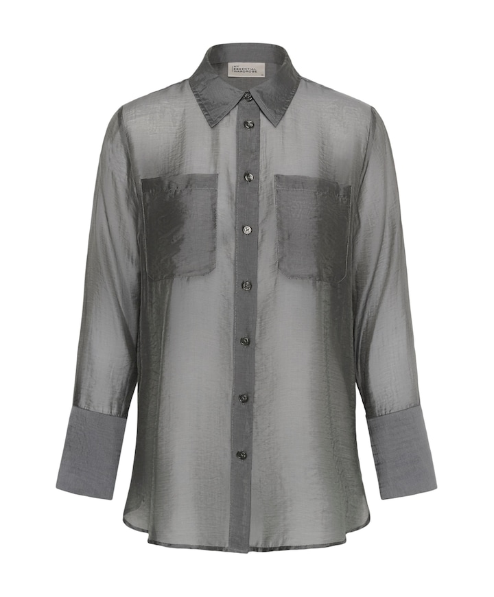 Dames blouse grijs