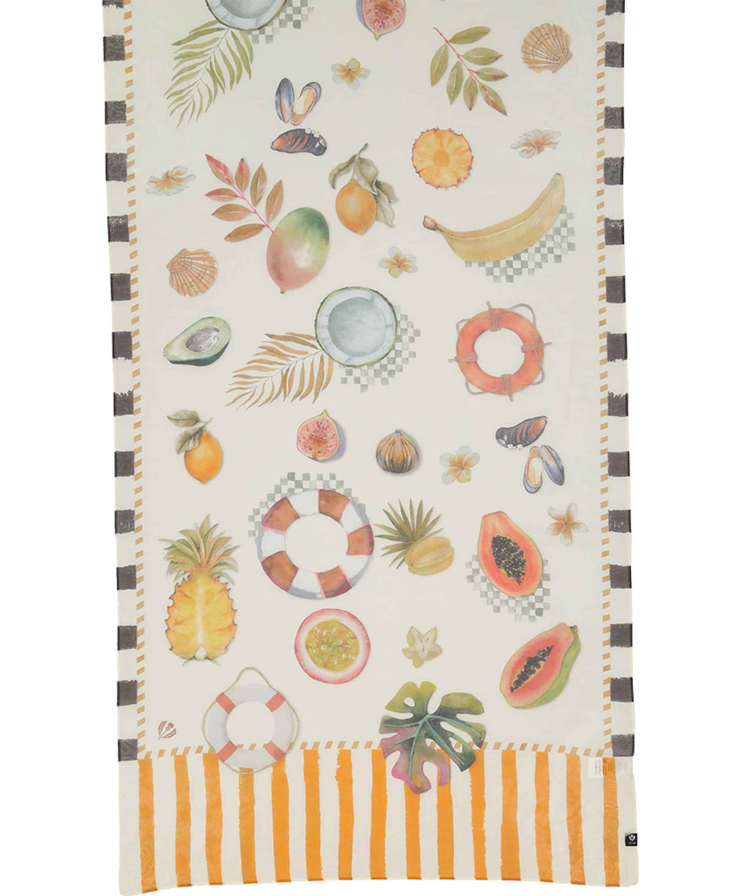 Dames sjaal multicolor