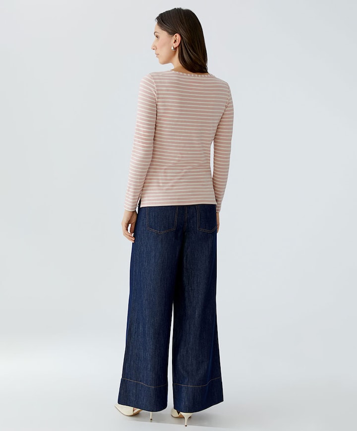 Dames longsleeve roze