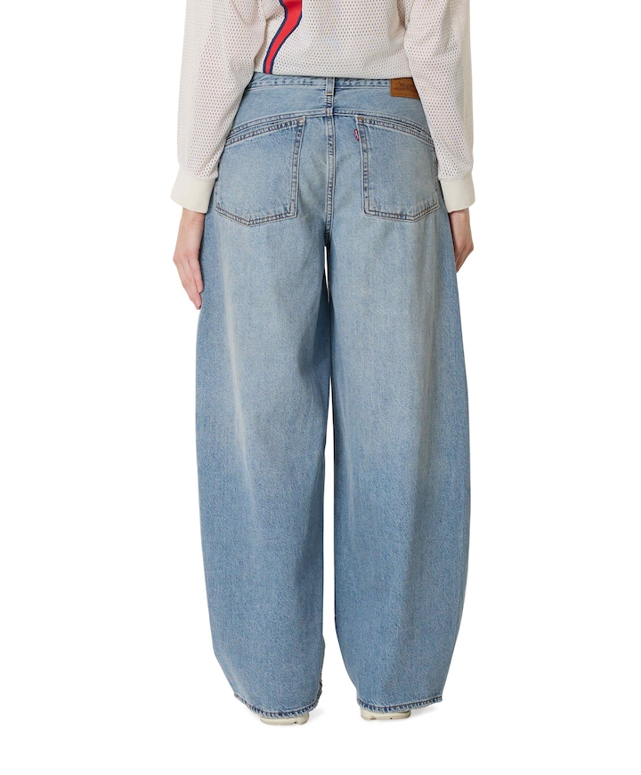 Super baggy barrel off roading BRL dames jeans blauw